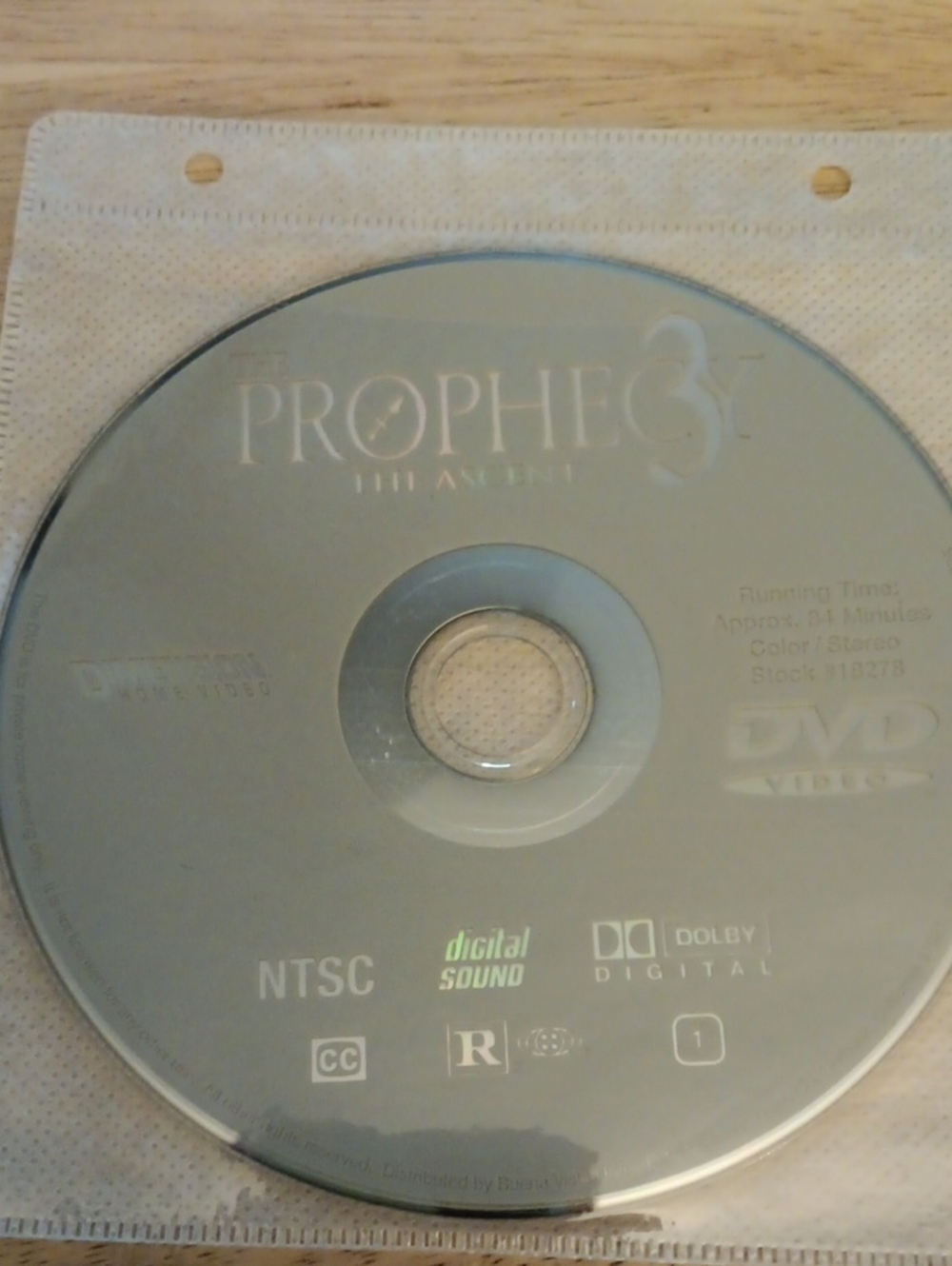 The Prophecy 3: The Ascent DVD *NO CASE*